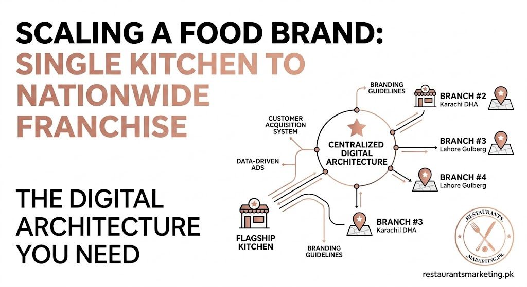 Discover the digital architecture and infrastructure required to scale your food brand successfully from a single kitchen to a highly profitable multi-location franchise.