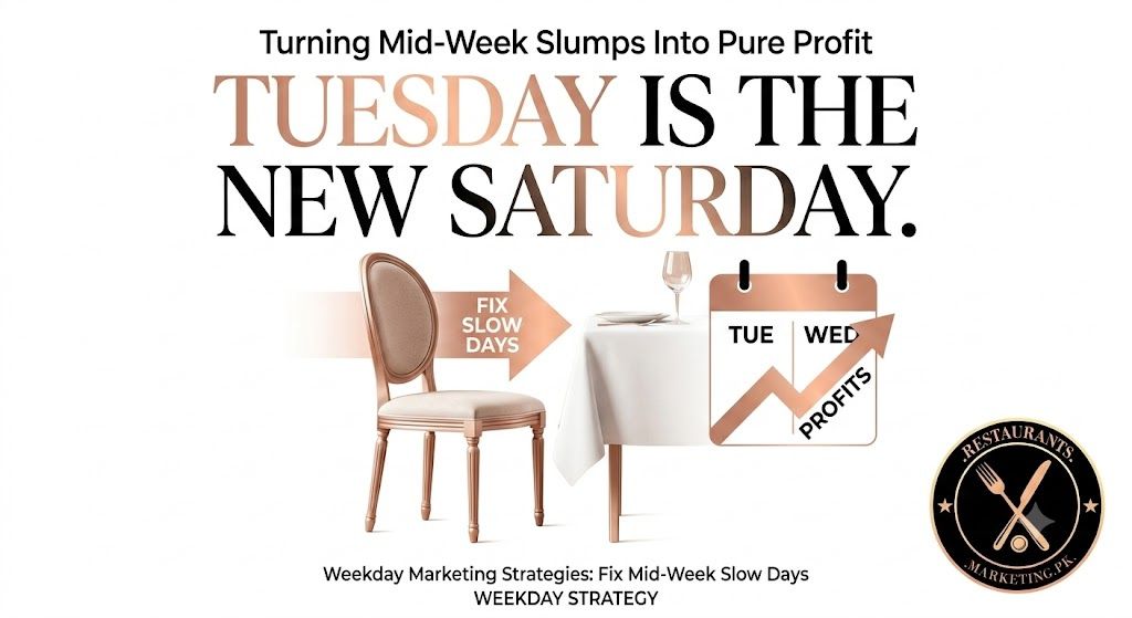 Stop losing money on slow weekdays. Discover actionable restaurant marketing strategies to boost mid-week sales, optimize covers, and maximize restaurant profit.
