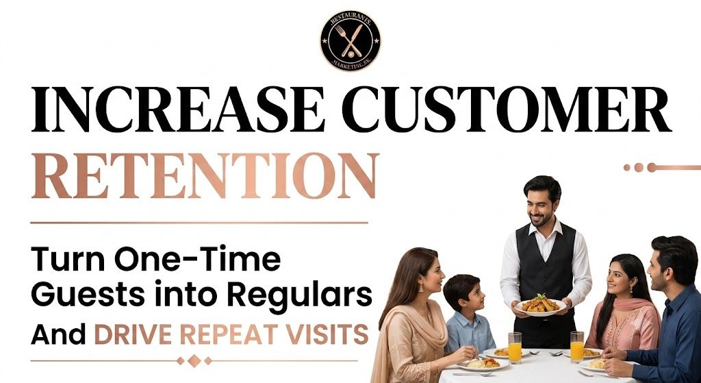Learn the best ways to increase customer retention and repeat visits in a restaurant using data-driven marketing, direct web engines, and loyalty strategies.